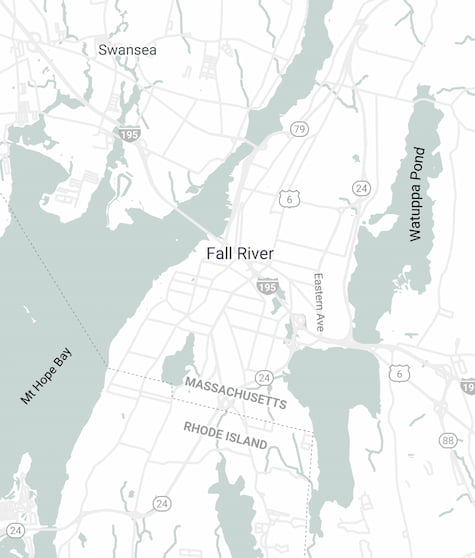 Fall River Map